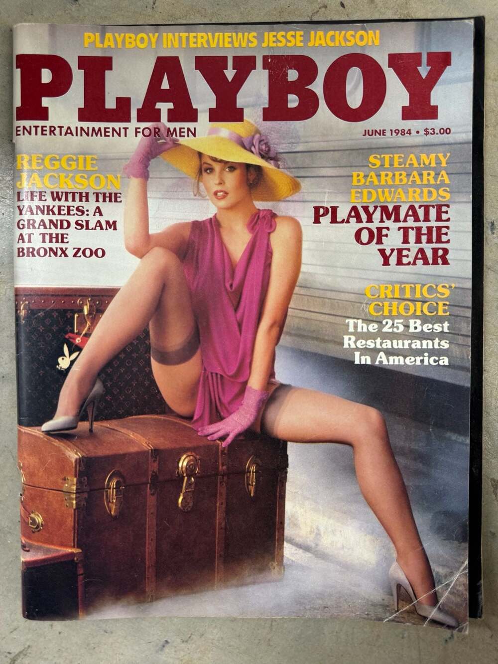 Playboy Magazine Steamy Barbara Edwards June 1984: : Books